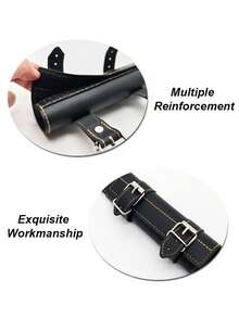 可调节仿皮武士刀腰带、角色扮演配件、剑鞘腰带、武术刀配件腰带 - 彩色 - 查看 6