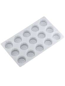 1pc Tree Stump Shaped Silicone Cake Mold, Christmas Baking Mousse Dessert Cake Mold, Cake Decorating Candy Chocolate Mold - White - View 3