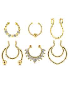 Inel de sept fals, piercing pentru sept fals, inele de nas pentru sept fals, inele de nas fals, inel de nas fals pentru sept, inel de nas fals pentru sept, clip pe sept, inel de nas, piercing pentru sept fals, cerc pentru sept fals, bijuterii pentru sept fals