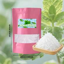 Desbloquea la frescura del verano, Cristales naturales de menta - Adecuados para spa y sauna, Fragancia fresca de menta, Frescura duradera, Ideal para inhalación de vapor y relajación - Empaque en bolsa sellada reutilizable, Adecuado como regalo de Navidad, Halloween y Pascua