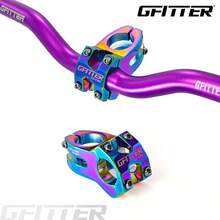 1pc 25.4*45mm Hollow Bicycle Handlebar Stem, Suitable For Most Bicycles, Road Bikes, Mountain Bikes, Mini Bikes, Fixed Gear Bikes, Bicycle Accessories - Multicolor - View 2