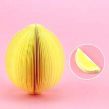 1pc Creative 3D Fruit Shape Sticky Notes Paper, Cute Office Stationery Gift - Multicolor - View 16