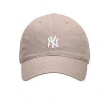 MLB Mũ lưỡi trai mềm cổ điển Unisex 3ACP7701N - Khaki-50BGS - Xem 2