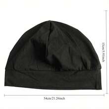 1Pc Women Elastic Turban Beanie Soft Cotton Bonnet Muslim Hijabs Head Wrap Chemo Hat