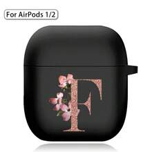 Earphone Case For Airpods (1st / 2nd / 3/4rd Generation) / Airpods Pro /Pro 2 Printed Gold Letters Soft Silicone Wireless BT Headphones Charging Box Protective Cover