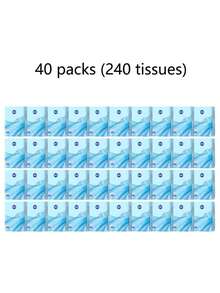 6/24/36/40/60/120/240pcsMini Portable Handkerchief Tissue, Easy To Carry Wiping Tissue, Travel Portable Tissue, Portable Mini Pocket Tissue For Students To Carry Travel Tissue