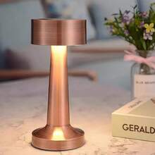 1pc Simple Metal USB Light, Creative Decorative Lamp, USB Charging, Touch Dumbbell Bar Restaurant Living Room Atmosphere LED Light