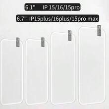 [4 In 1 Set]Easy Install Set For IPhone 15/16/17 Series: Comprehensive Protection Against Drops, Scratches, And Dust[1 Pc Tempered Glass Screen Protector+1 Pc Application Frame+ 1 Pc Lens Film+1 Pc Back Film]