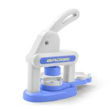 DIY Children's Breast Button Machine Fridge Magnet Badge Machine (Blue) - Blue - View 10