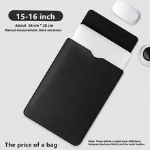 Etui na laptopa PU 13/13,3/14/15/16 cali, przenośna torba na komputer, ochronna osłona tabletu, torba na notebooka, torba na tablet, torba do przechowywania artykułów biurowych