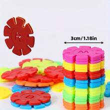 200/120 件彩色塑料积木套装 - 编号字母、雪花等 - 万圣节和圣诞节的理想节日礼物，益智玩具|充满活力的装饰|塑料，积木玩具 - 彩色 - 查看 5