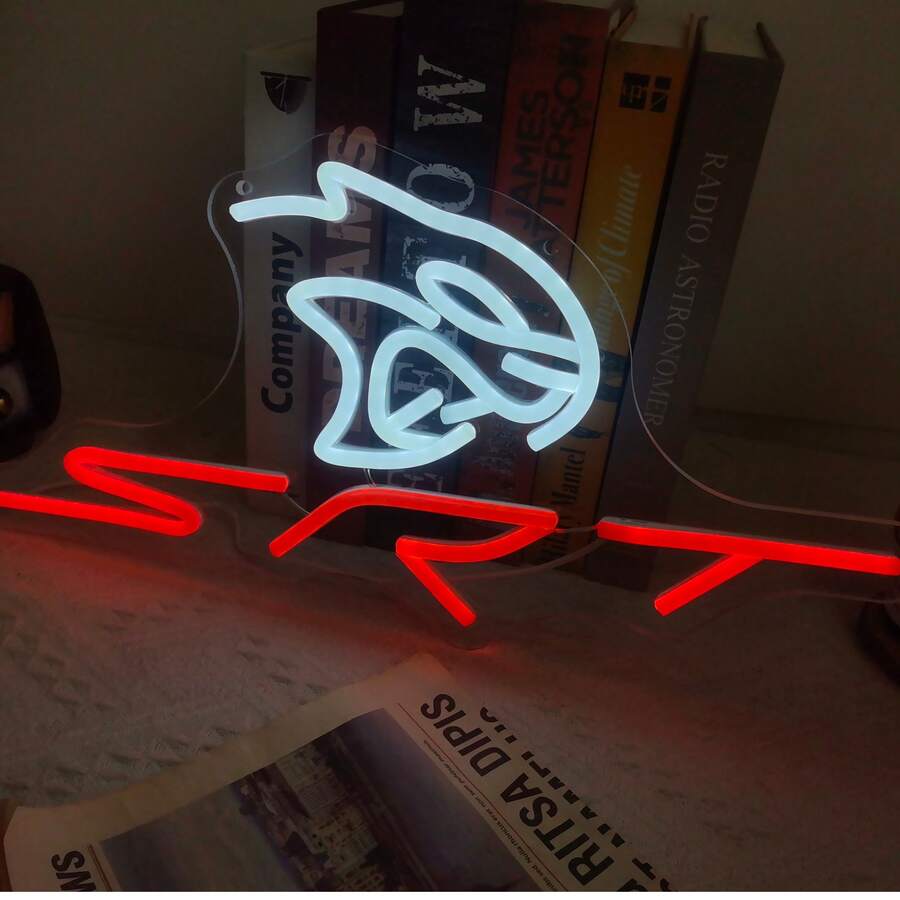 1pc LED Neon Light Sign With Chain, Hook, Nail And USB Powered Connection, Suitable For Decoration And Background Lighting In Car Repair Shop, Garage, Showroom And 4S Store - Multicolor - View 1