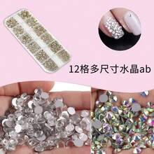 Caneta de Strass coloridos/prateados/dourados , Adequado Para Salão De Beleza T-342-12 - Multicolorido - Visão 4