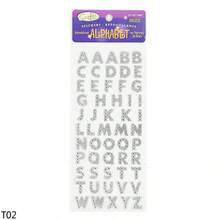Nhãn dán chữ cái pha lê lấp lánh tự làm thiết kế tên thủ công vật dụng làm sổ lưu niệm trang trí điện thoại máy tính - Nhãn dán tự dính từ tiếng Anh A-Z - Nhiều màu - Xem 14
