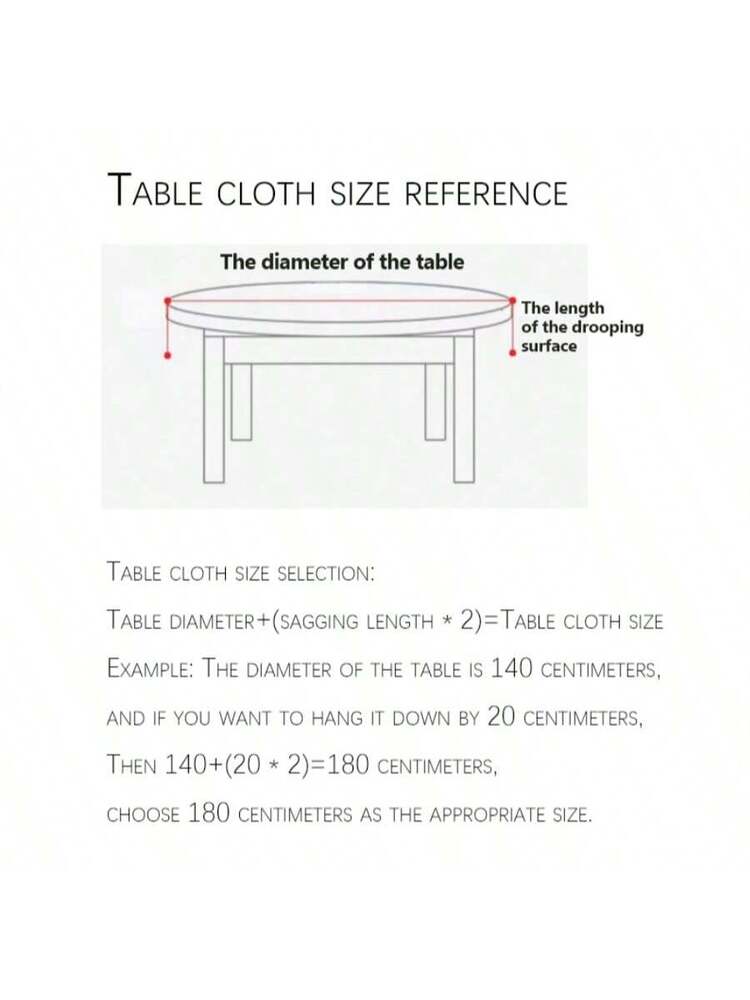 1pc Romantic Lace Edged Round Tablecloth, Suitable For Home Decor And Holidays