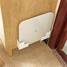 Estantería de pared para báscula de peso - Instalación adhesiva sin costuras, diseño de plástico duradero y ahorro de espacio, adecuado para baño y gimnasio en casa, compatible con báscula de grasa corporal y equipo de fitness, estantería de almacenamiento para baño, apariencia elegante, instalación, caja de almacenamiento - Multicolor - Ver 3