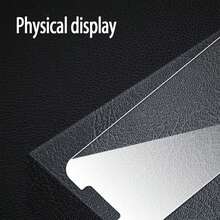 [2 Paquetes] Adecuado para iPhone XS/11Pro/12Pro Max Protector de pantalla de vidrio templado [Orificio de perforación], Dureza 9H, Antihuellas, Alta transparencia - Claro HD