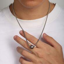 1PC 304L Stainless Steel Baseball Necklace For Men Women Jewelry Baseball Accessories - Baseball - View 5