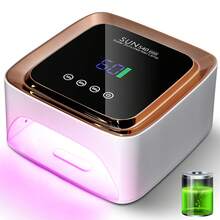 UV LED Nail Lamp, Nail Dryer, Gel Nail Lamp, Rechargeable Nail Lamp With Timer, UV Gel Nail Lamp For Gel Manicure, With Auto Sensor, Professional Portable Nail Curing Light - White, Christmas Gift, Valentine''s Day Gift - EU C Type Plug(220-240V) - View 9