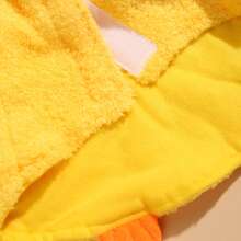 Süße Hundemode Halloween Enten Kostüm Plüsch Kapuzen Weich Warm Winter Haustier Bekleidung