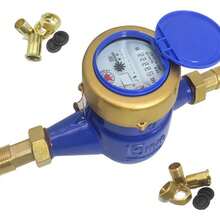 Drinking Water Meter 1/2 Single Stream Water Meter - 藍色 - 查看 1