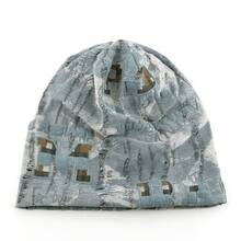 قبعة بيني مطبوع عليها حرف 3D من الرغوة بطبعة صبغ التعتيق، قبعة رخوة للشارع للنساء والرجال، قبعة رخوة رياضية موسمية للربيع والخريف، قبعة دافئة للشتاء