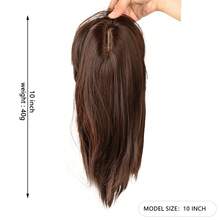 最新款3D立体刘海假发套装，女士适用，采用合成纤维，高密度发片，增加发量，遮盖白发，可烫染。