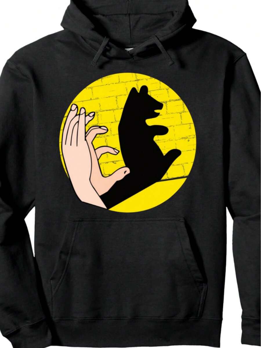 Hand Shadow Puppetry Puppets Shadow Play Pullover Hoodie