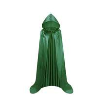 1pc Unisex Party Performance Hooded Cape Cloak With Velvet Fabric, Ideal For Various Festivals, Halloween Cosplay Costume, , Devil, Vampire, Dress Up,Festival Costume Props