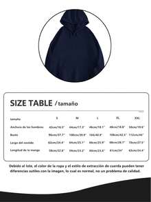 Mujer003 Sudadera de mujer Halloween invierno sudadera de manga larga es cómoda y suave Sudadera de capucha azul oscuro con un diseño atractivo de calabaza y el texto "happy fall y'all", perfecta para la temporada otoñal y cómoda para cualquier ocasión - Azul Marino - Ver 3