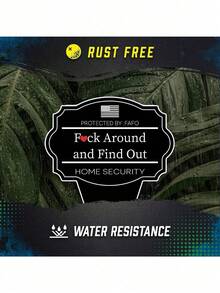 1 pieza Letrero de patio divertido, Letrero decorativo de madera para la puerta principal, el patio y el jardín, una adición divertida a la de su hogar, Letrero de advertencia de de madera