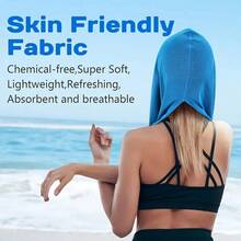 Hooded Towel, Neck And Face Cooling Towel, Suitable For Hot Weather, For Sports, Camping, Cycling, Golf And Other Activities - Christmas Gift