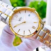 Đồng hồ cơ nam Orient, Dòng đồng hồ cổ điển RA-AC0013S10D, Mặt số trắng, Chất liệu thép không gỉ, Dành cho doanh nhân, Đeo hàng ngày - trắng - Xem 3