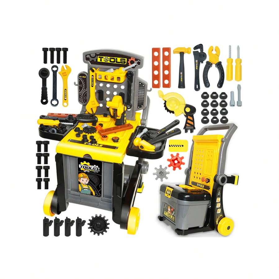 MURAMASAMX Deluxe 3-In-1 Tool Kit Construction Repair Case Toy - 黑色 - 查看 1