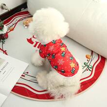 Christmas Style Breathable Vest Sweatshirt Pet Clothing For Dogs, Spring/Summer