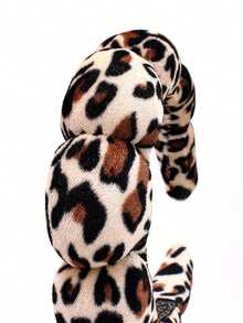 1 chiếc băng đô xốp in họa tiết da báo, băng đô spa dùng để rửa mặt hoặc trang điểm, băng đô xốp, thích hợp cho tiệc tùng, mua sắm, hẹn hò, mọi mùa, tiện lợi và nhẹ, món quà tuyệt vời cho Ngày Valentine, lễ hội, kỳ nghỉ biển, đi làm, dễ sử dụng, vật dụng thiết thực! Phụ kiện tóc làm đẹp tại nhà - Cà phê nâu - Xem 4