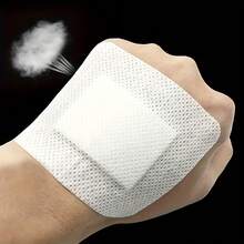 Approved Large Non-Woven Fabric Adhesive Wound Bandages, Low Sensitivity, Sterile Dressing Stickers For Emergency Treatment Of Large Wounds