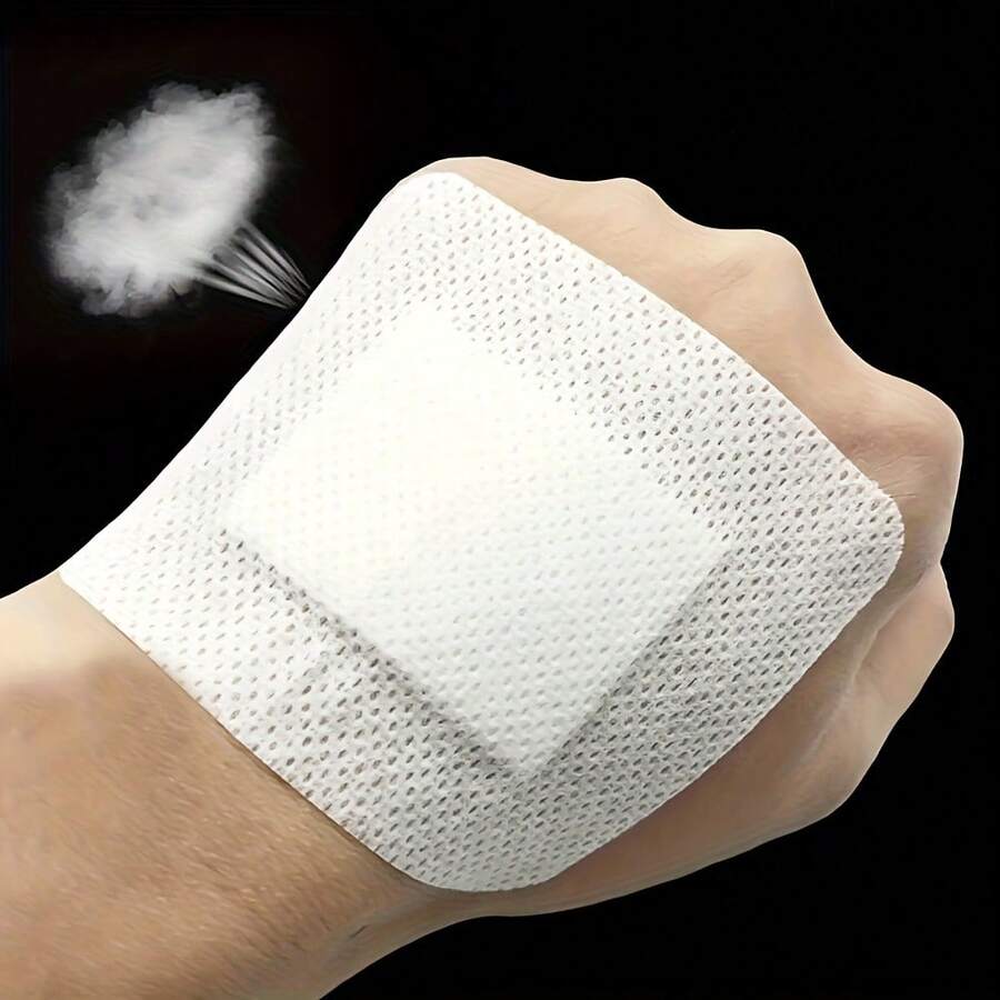 Approved Large Non-Woven Fabric Adhesive Wound Bandages, Low Sensitivity, Sterile Dressing Stickers For Emergency Treatment Of Large Wounds