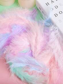 Colorful Feathers For DIYCrafting, Soft Native FeathersAccessories For PartyDecorations,FeatherMask,Windbell AndEarrings(100PCS)