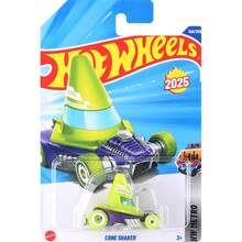 Hot Wheels 玩具车 1:64 比例车辆，用于玩耍或展示 Die-25C/25N 批量铸造汽车收藏仿真玩具，来自动画节目，用于玩耍或展示，宝马道奇捷豹卡车雪佛兰锥形摇晃器 C4982 小型车 GTC 收藏爱好者男孩礼物玩具车模型 1 件 - 彩色 - 查看 26