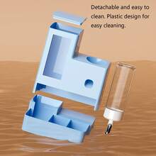 Hamster Automatic Feeder Leak-Proof Water Dispenser Special Eating And Drinking Integrated Anti-Tip Hamster Feeding Bowl