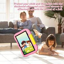 Qetupa Early Education And Enlightenment Android 14 Children's Tablet, 10.1-Inch A523 Octa-Core 4+128G, 1TB Expansion, 6000mAh Long Battery Life-It Is Very Suitable For Children's Activities During Christmas