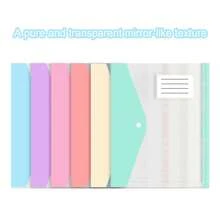 一套 12 个透明 PP 塑料套，有 6 种马卡龙颜色，适用于 11 孔活页夹，兼容 2、3 或 4 环活页夹，非常适合学校、办公室、学习用品和返校使用。 - 馬卡龍色隨機 - 查看 4