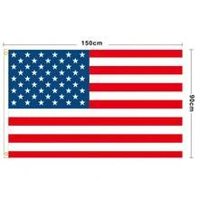 Premium 3X5 Ft USA Flag - Durable Fabric, Star Spangled Banner For Outdoor/Home Decor, Patriotic Yard Display
