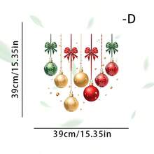1 件圣诞新年窗贴、金色闪光雪花乙烯基墙贴、圣诞窗饰、DIY 墙面艺术装饰、新年圣诞派对圣诞装饰圣诞节装饰圣诞树礼物装饰感恩节婚礼家居装饰家居装饰秋季装饰秋季装饰生日装饰礼品派对用品室内节日装饰万圣节装饰墙面装饰万圣节饰品 - 彩色 - 查看 18