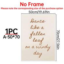 1pc Fall Quote Poster Print, Cozy Autumn Wall Art, Fall Inspirational Poster, Neutral Fall Decoration, Fall Wall Decor,Canvas Wall Art,Posters For Room,Home Decor,Room Decor Aesthetic,Room Decoration Stuff.Optional Frame, Room Decor