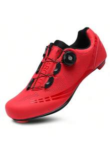 Men's Professional Road Cycling Shoes, Road Bike Shoes, Sports Sneakers For Cycling - Red - View 1