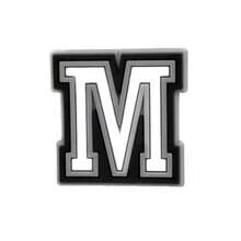 Móc khóa giày cao su mềm hình chữ cái và số, Phụ kiện trang trí tự làm phù hợp cho học sinh trở lại trường, Quà tặng bạn bè, Trang trí hoa giày guốc rỗng, Thường ngày đa năng, Ý tưởng quà tặng phụ kiện giày - Đen và trắng - Xem 12