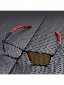 Gafas deportivas unisex que cambian de color, cuadradas, modernas, para negocios, exteriores, TR, cómodas, ultraligeras y antideslizantes, gafas para vacaciones. - Multicolor - Ver 12