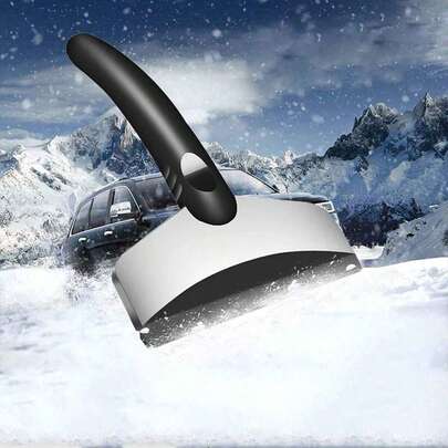 1 pezzo Raschietto per rimozione neve, smontabile, pala per parabrezza auto, pala per ghiaccio, strumento per pulizia finestre, durevole, adatto per tutte le parti auto